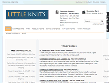 Tablet Screenshot of littleknits.com